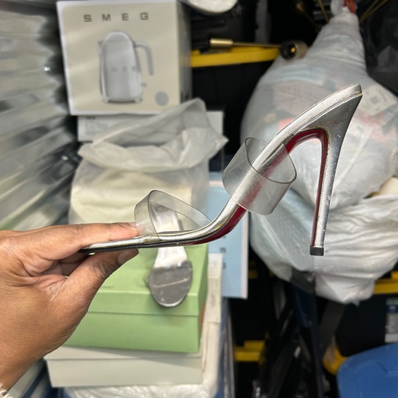 Christian Louboutin 100mm Just Nothing double-strap sandals - Picture 5 of 9